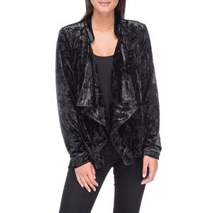 Collection By Bobeau  Magda Crushed Velvet Jacket